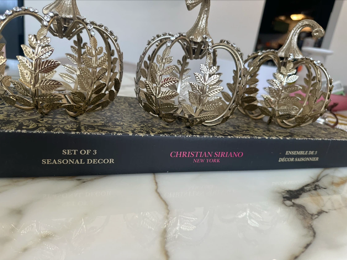Christian Siriano Seasonal Decor Pumpkin Set - photo 2