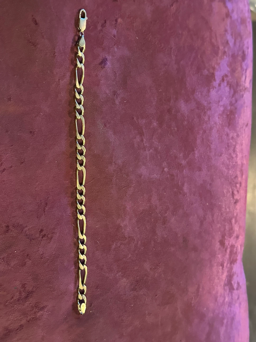 18K Gold Figaro Chain Bracelet - photo 5