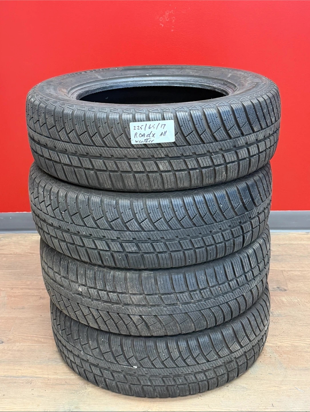 Set of 4 RoadX RxMotion 4S All-Season Tires 225/65R17 - photo 2