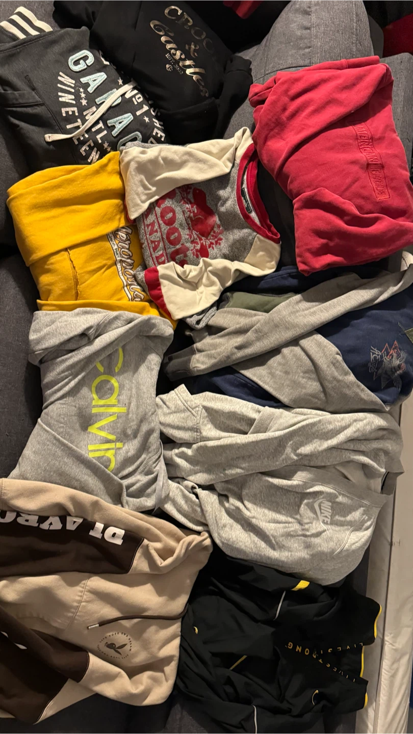 Assorted Brand Name Hoodies and Sweaters