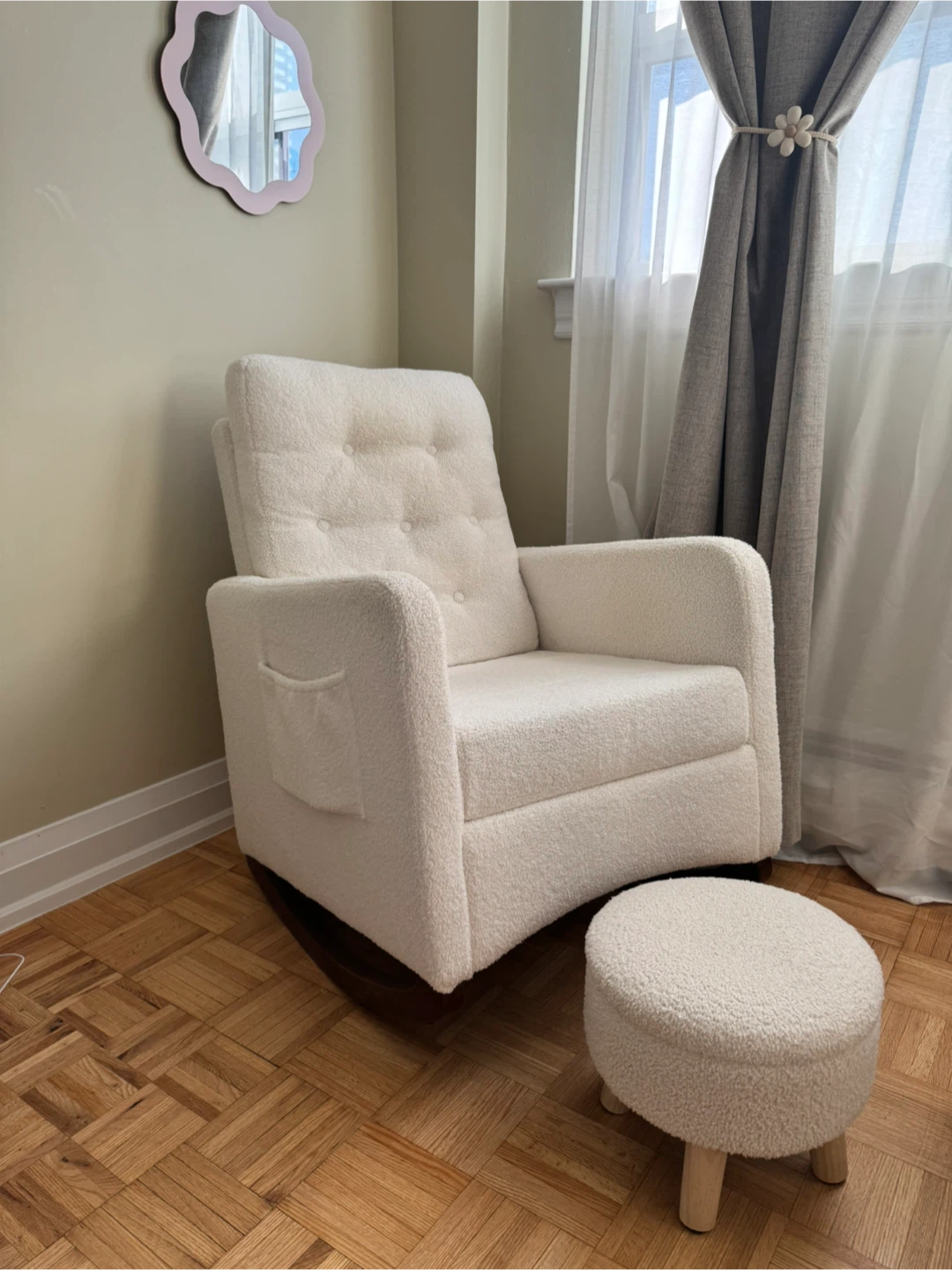 Rocking Chair with Ottoman