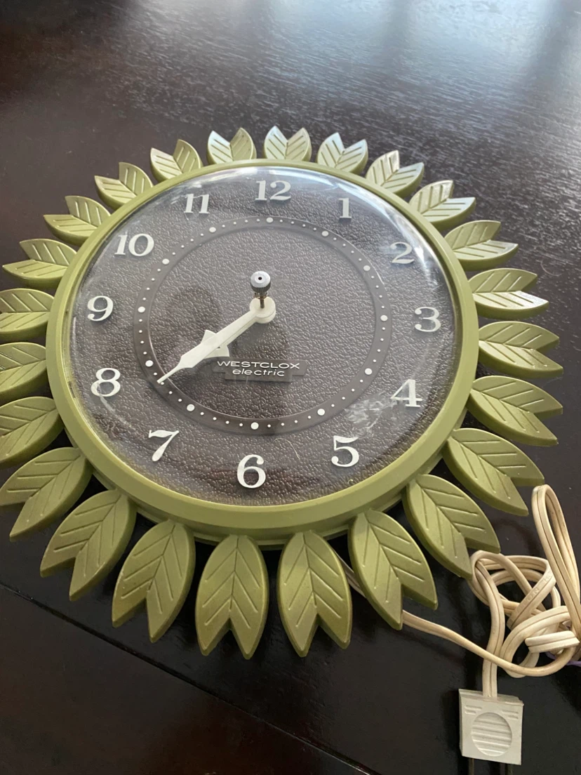 Vintage Westclox Posey Electric Wall Clock