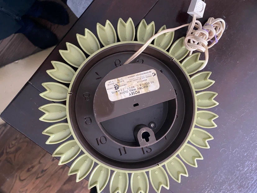 Vintage Westclox Posey Electric Wall Clock - photo 2