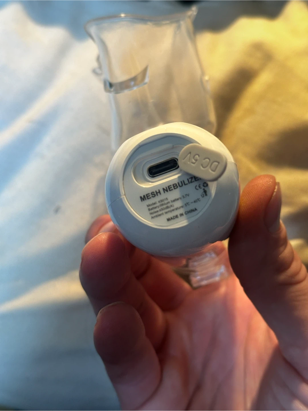 Model N801X Portable Mesh Nebulizer. - photo 3
