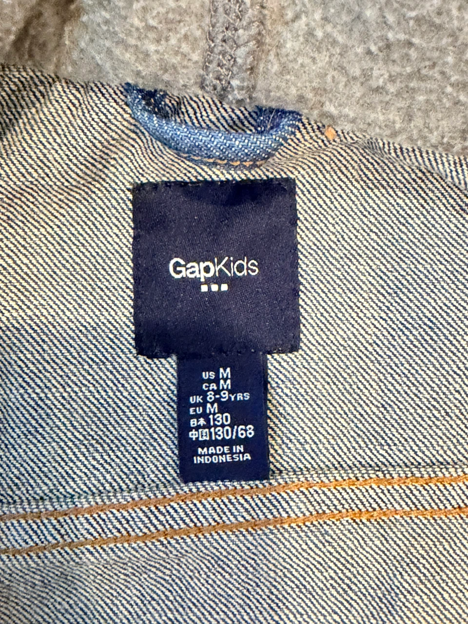 GapKids Denim Hoodie Jacket Size M - photo 2