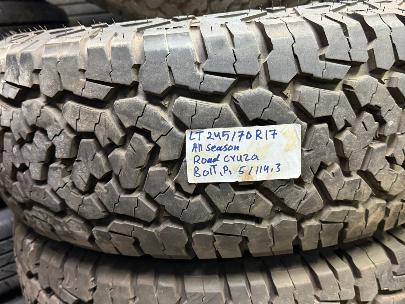 Road Cruza All Season Tires LT245/70R17 with Ford Rims - photo 2