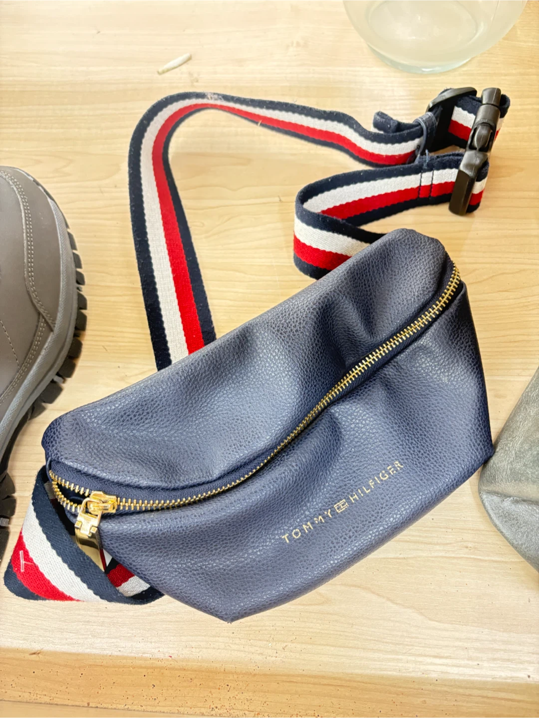 Tommy Hilfiger navy belt bag