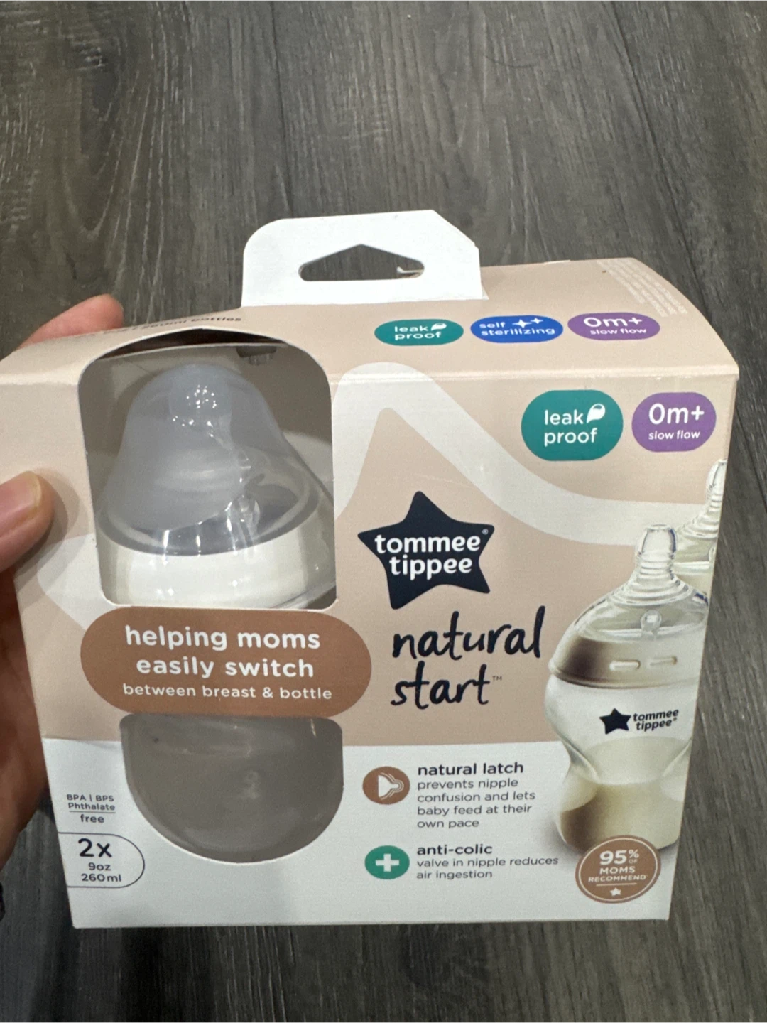 Tommee Tippee Natural Start Baby Bottles 2-Pack