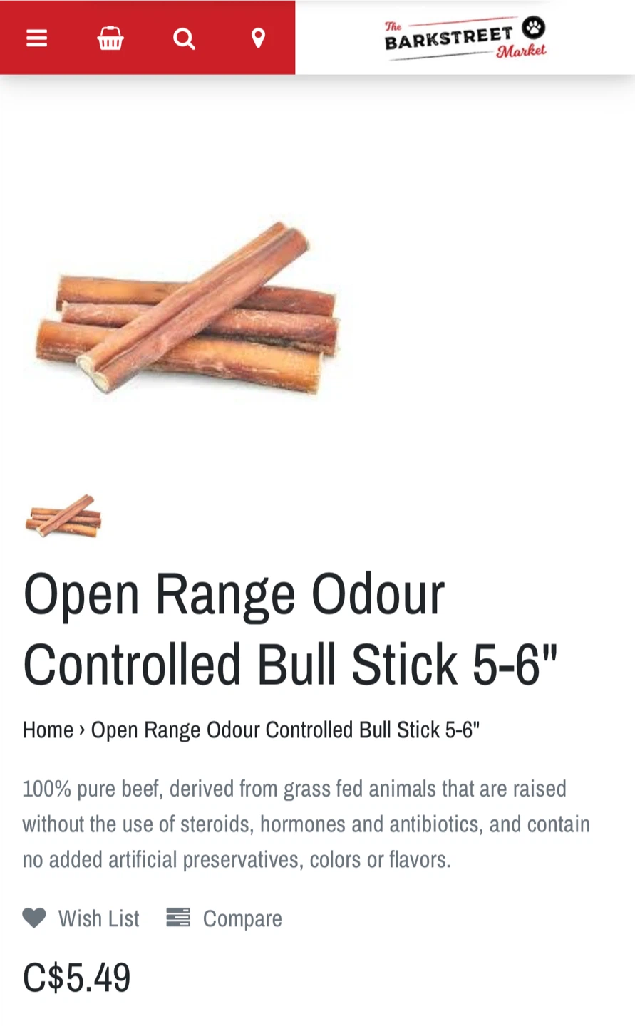 2 New Bully Sticks Dog Treat - photo 3