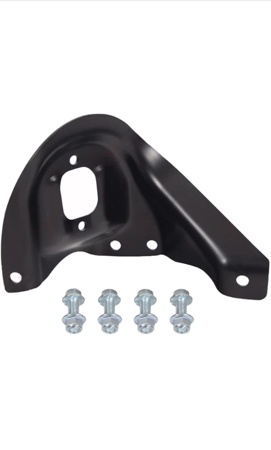 Black Metal Mounting Bracket with Hardware