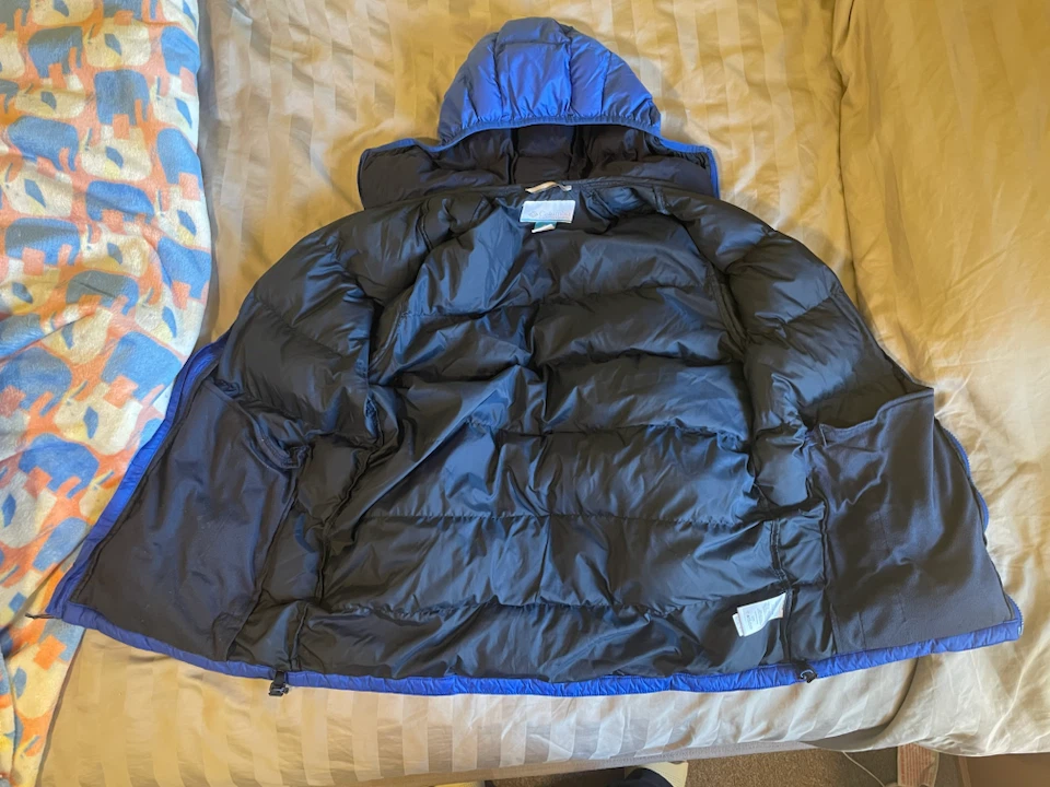 Columbia Men’s Blue Hooded Puffer Jacket, Size M - photo 4