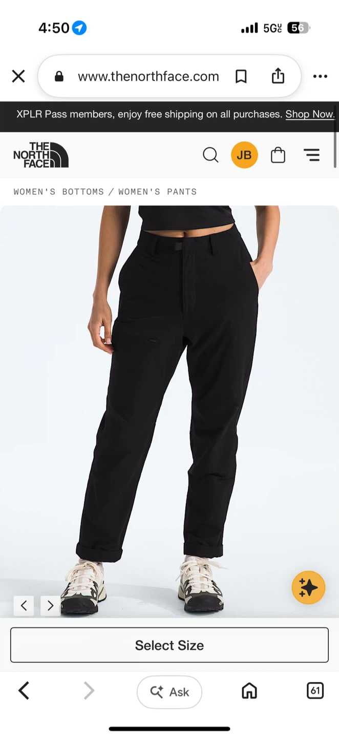 North Face Women’s Basin Pants