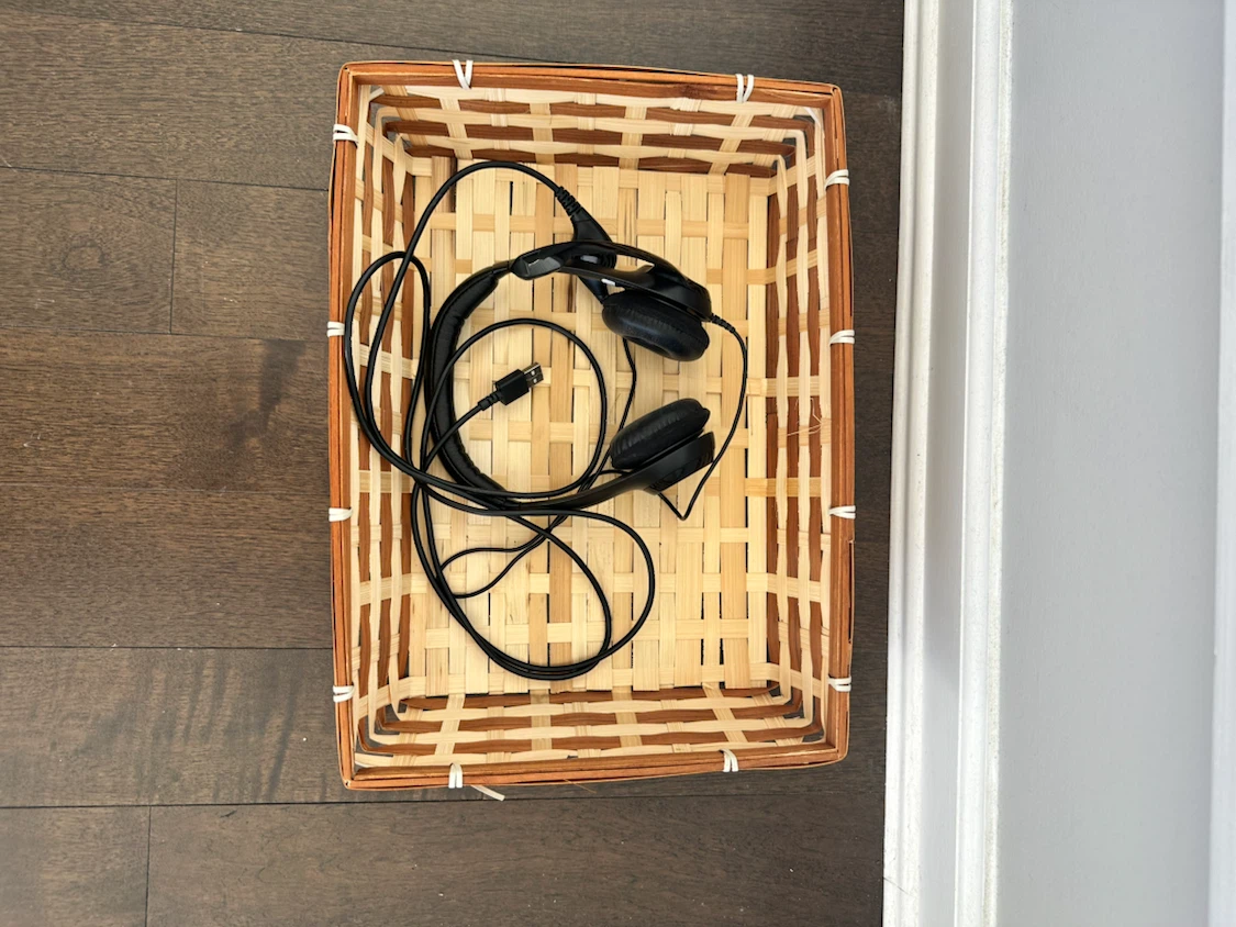 Logi Black USB Wired On-Ear Headset