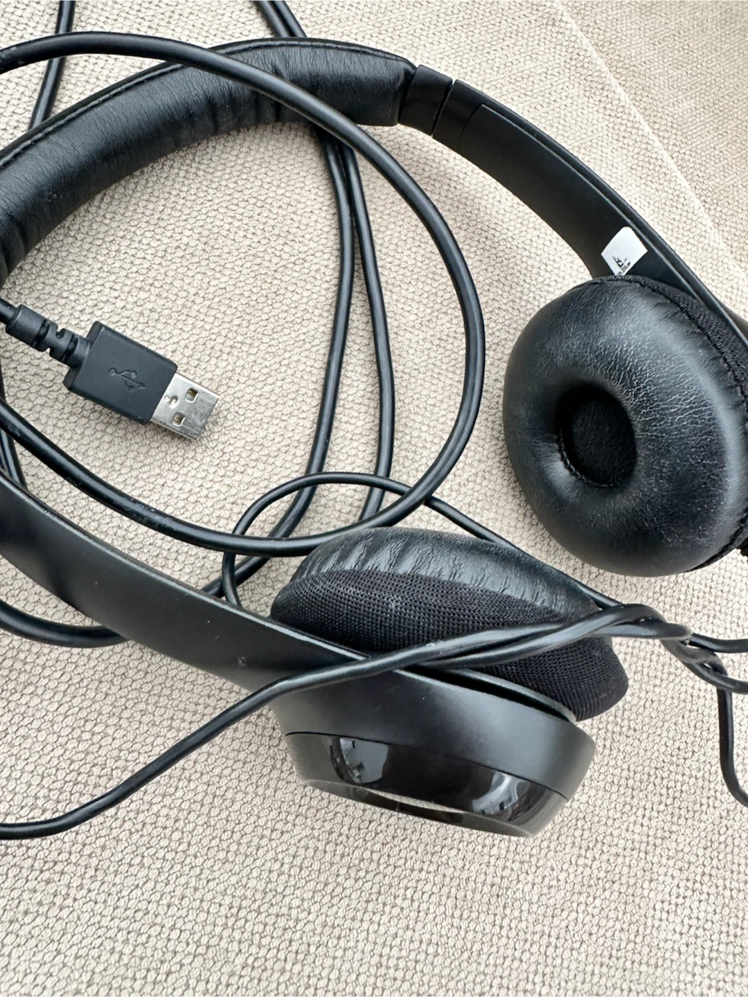 Logi Black USB Wired On-Ear Headset - photo 2