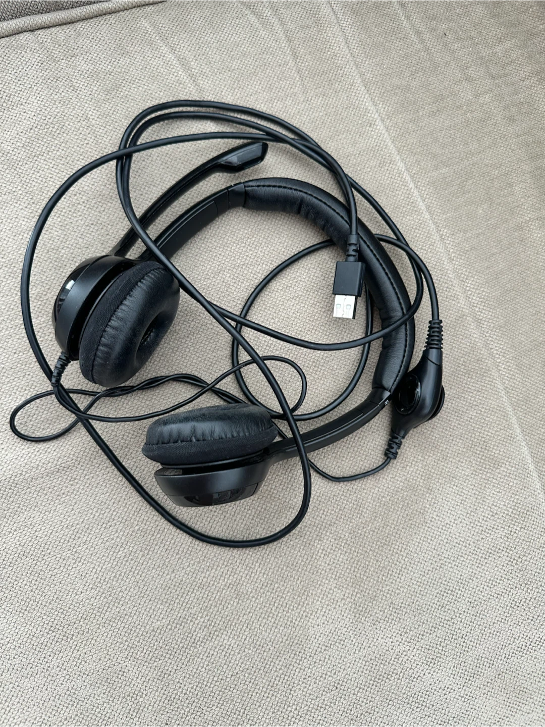 Logi Black USB Wired On-Ear Headset - photo 3