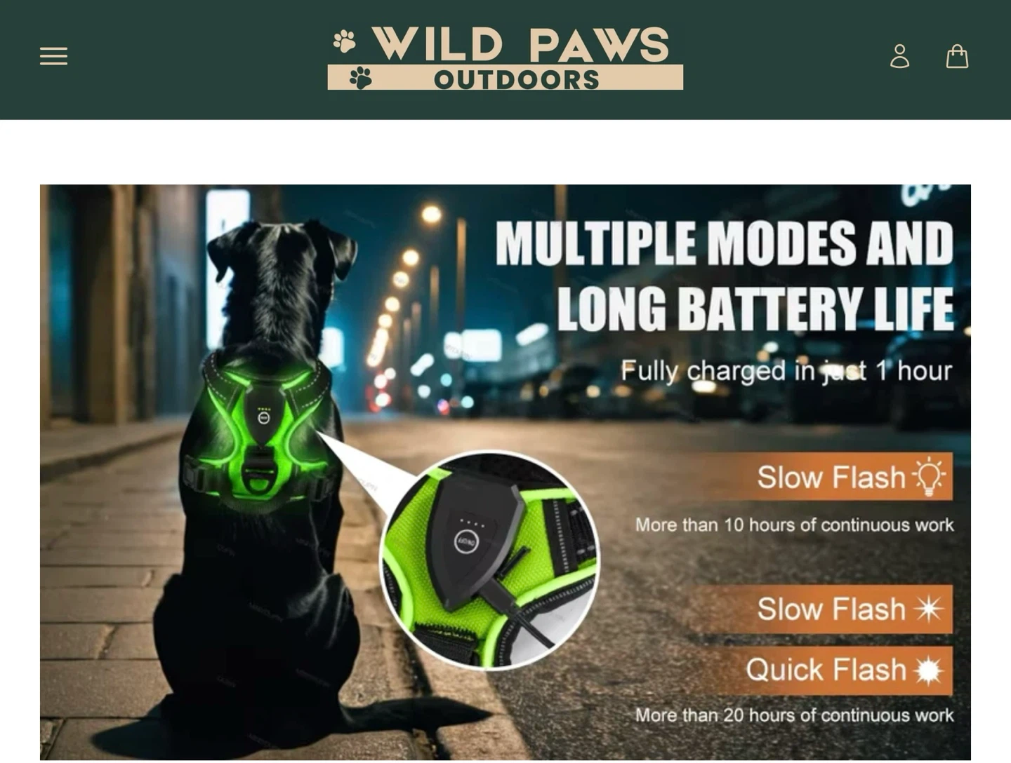 New LED Dog Harnesses - Large - photo 2