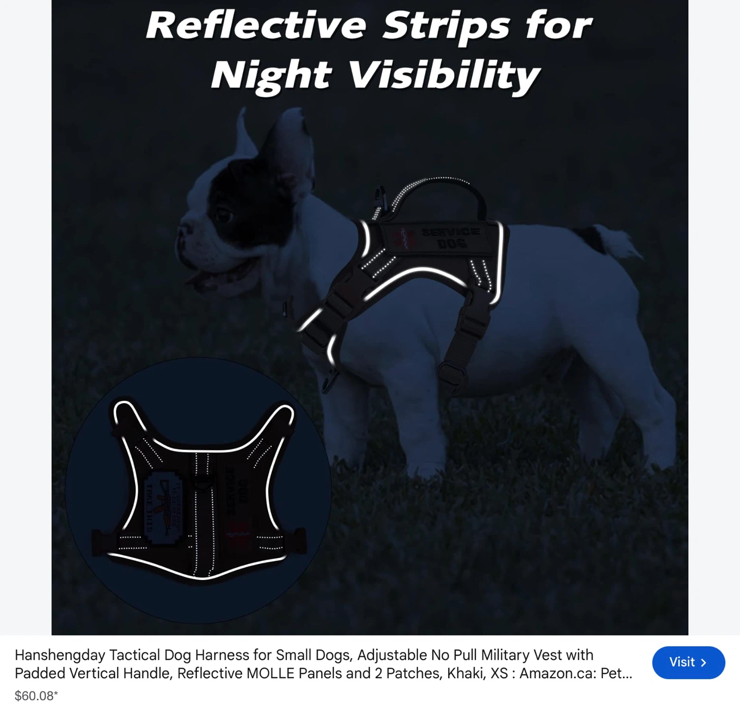 New LED Dog Harnesses - Large - photo 5