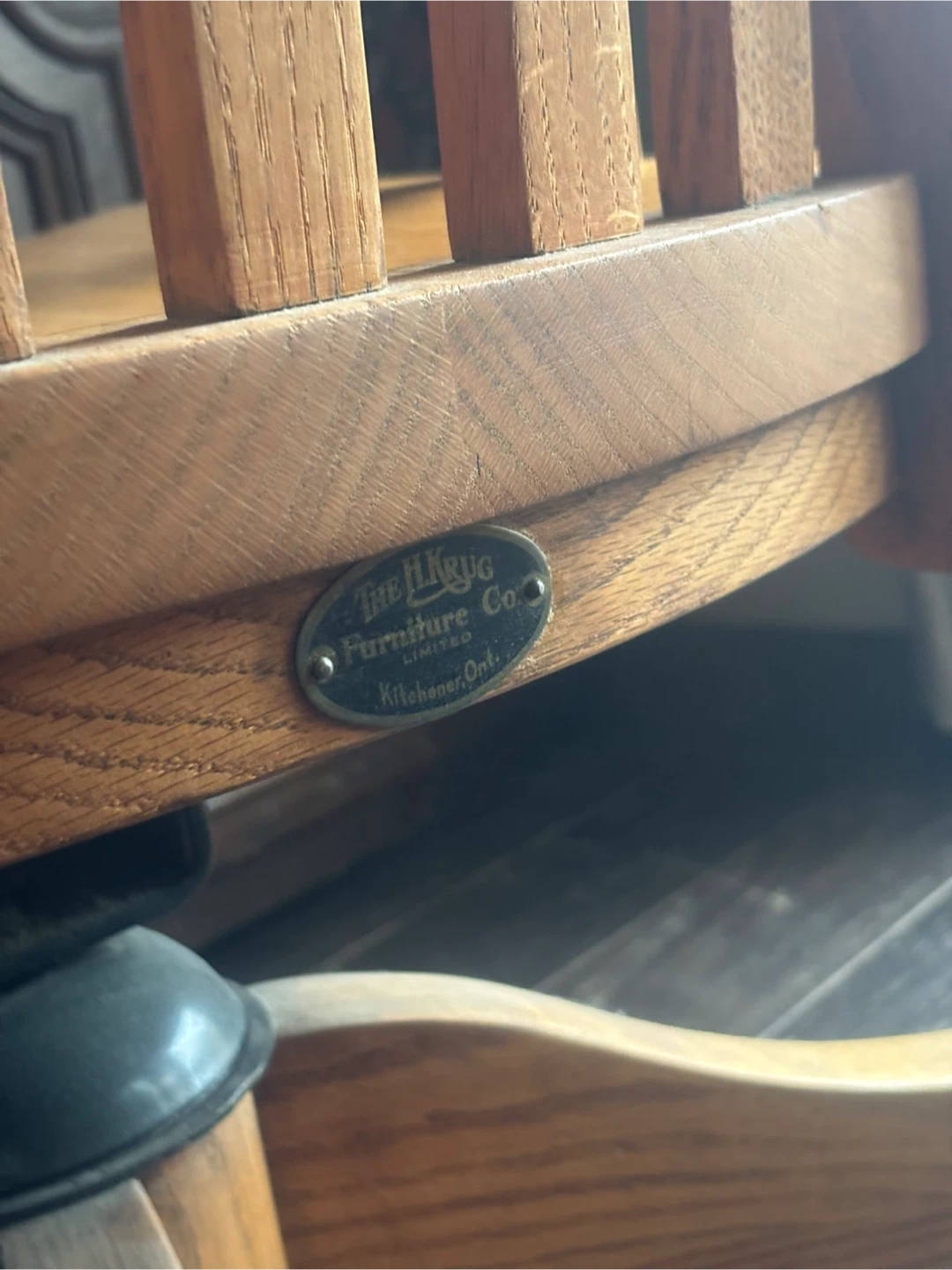 Vintage H. Krug Furniture Co. Office Chair - photo 3