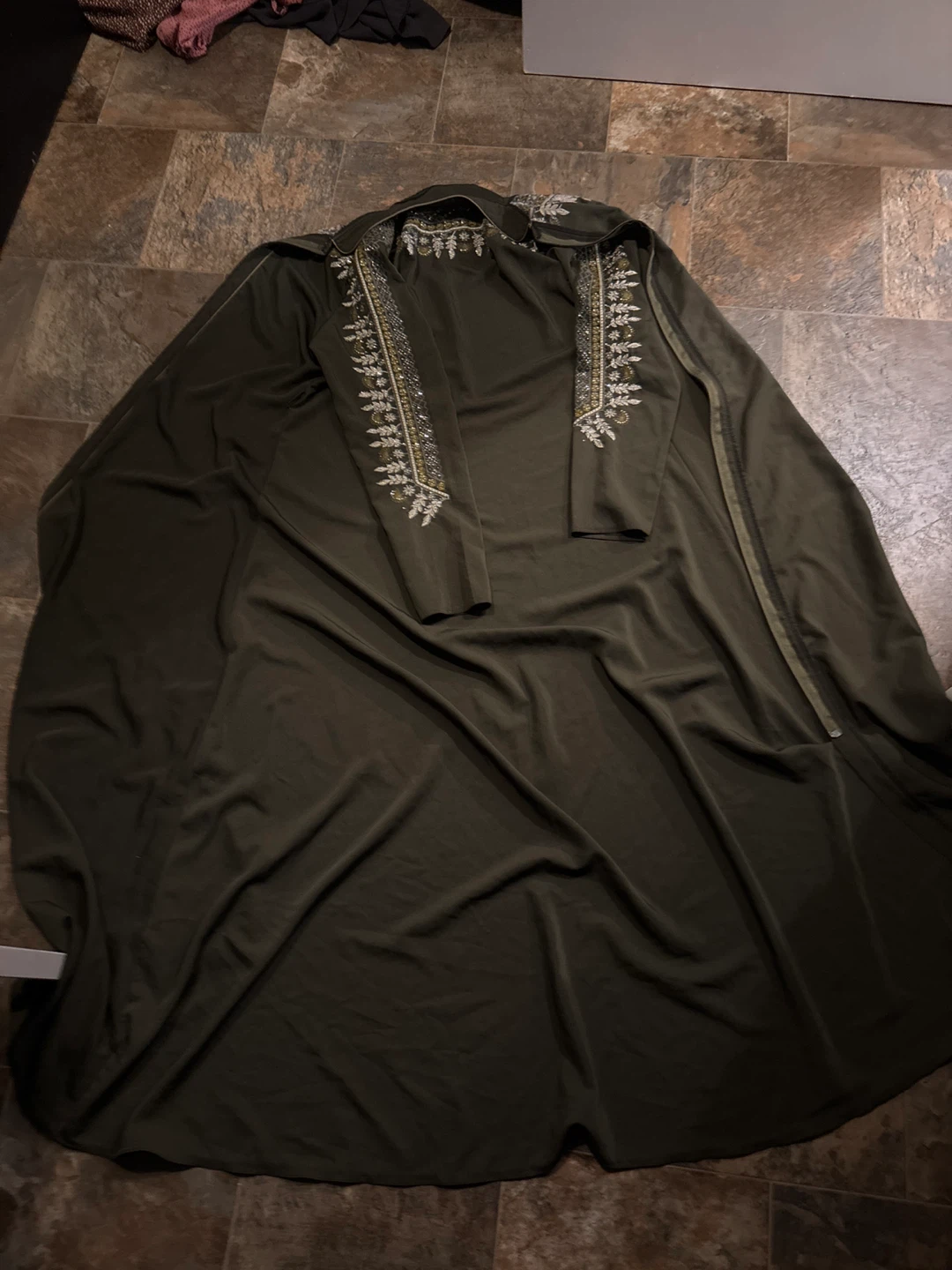 Ferah Abaya Olive Green Size 50