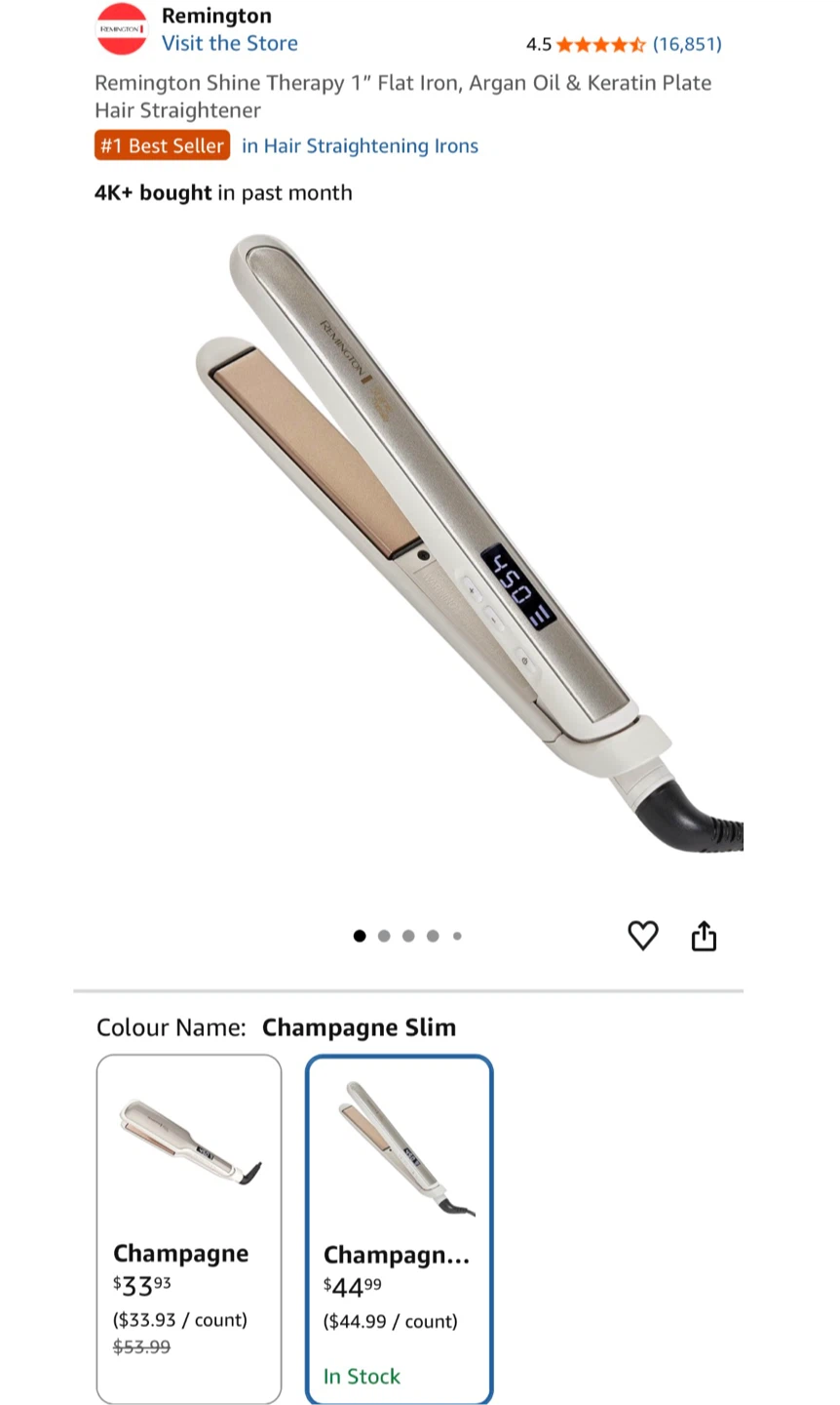 Remington Shine Therapy 1" Flat Iron - photo 2