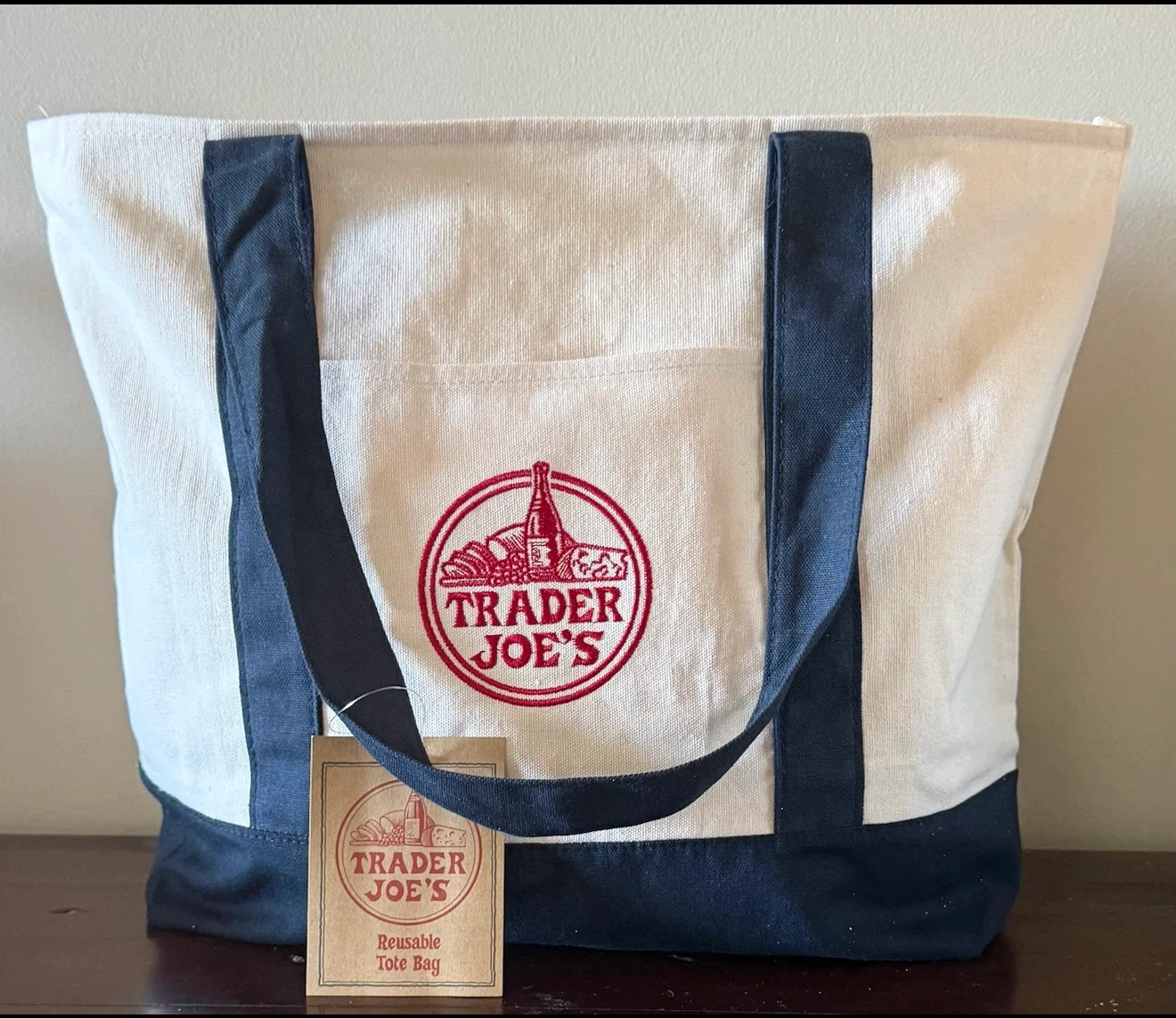 Trader Joe’s Canvas Tote Bag- $25.00 each/ 5 available