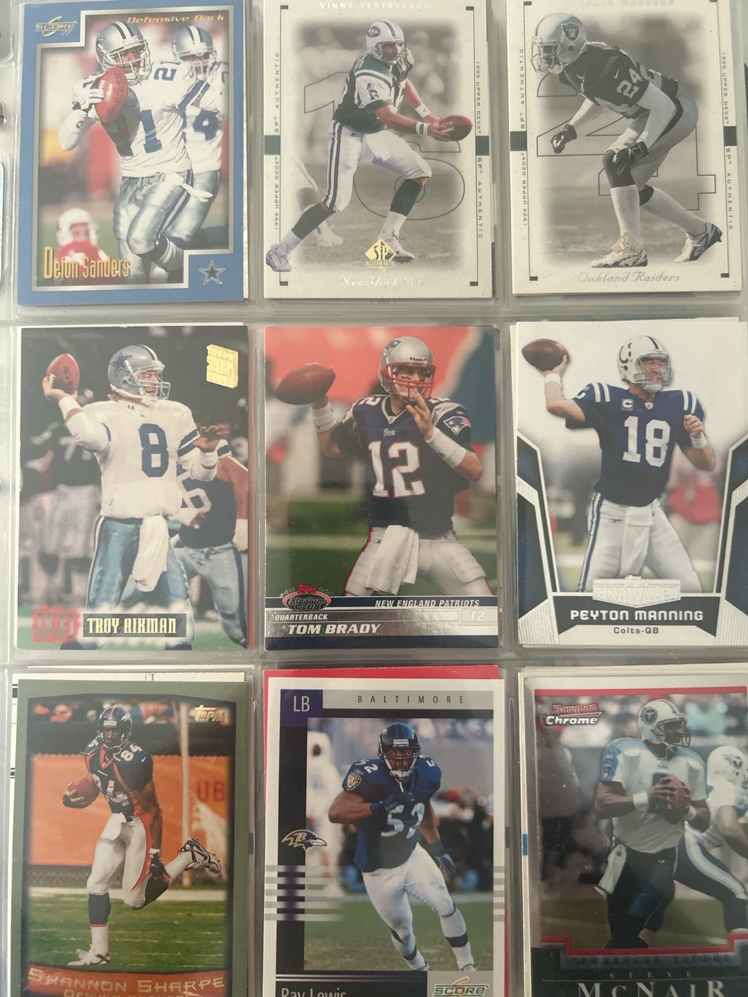 Assorted NFL Trading Cards