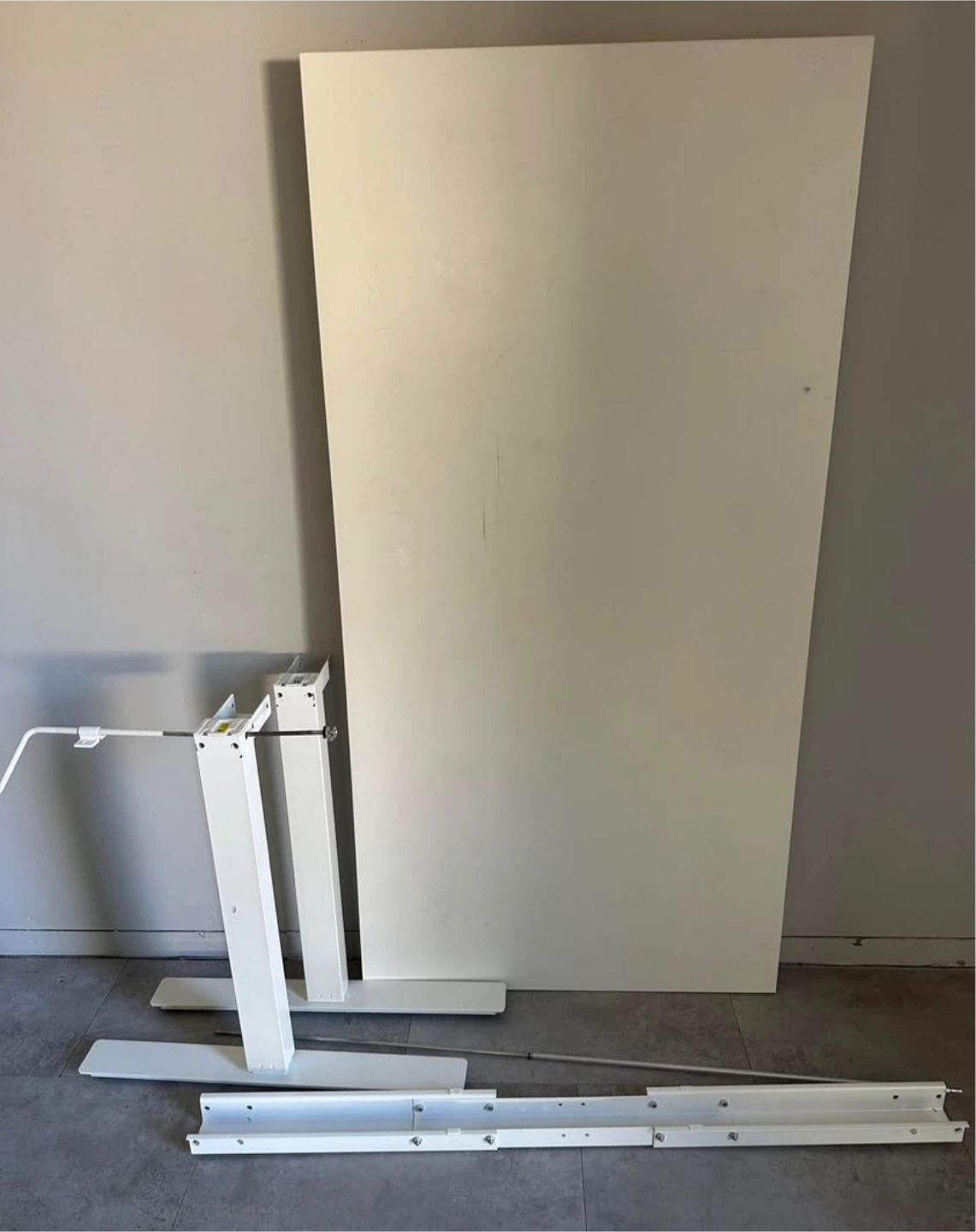 IKEA TROTTEN Standing Desk, White - photo 3