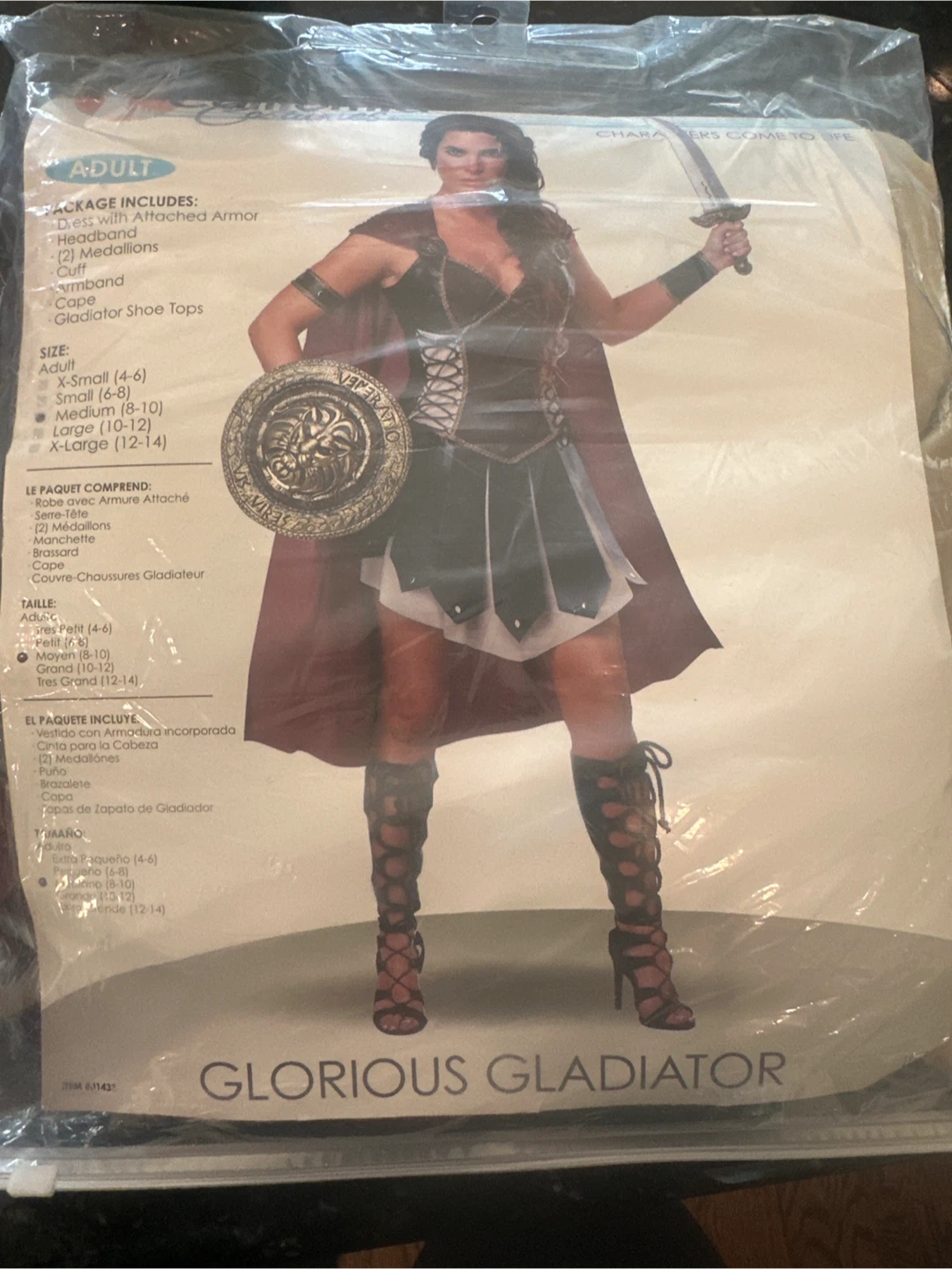 Glorious Gladiator Adult Halloween Costume