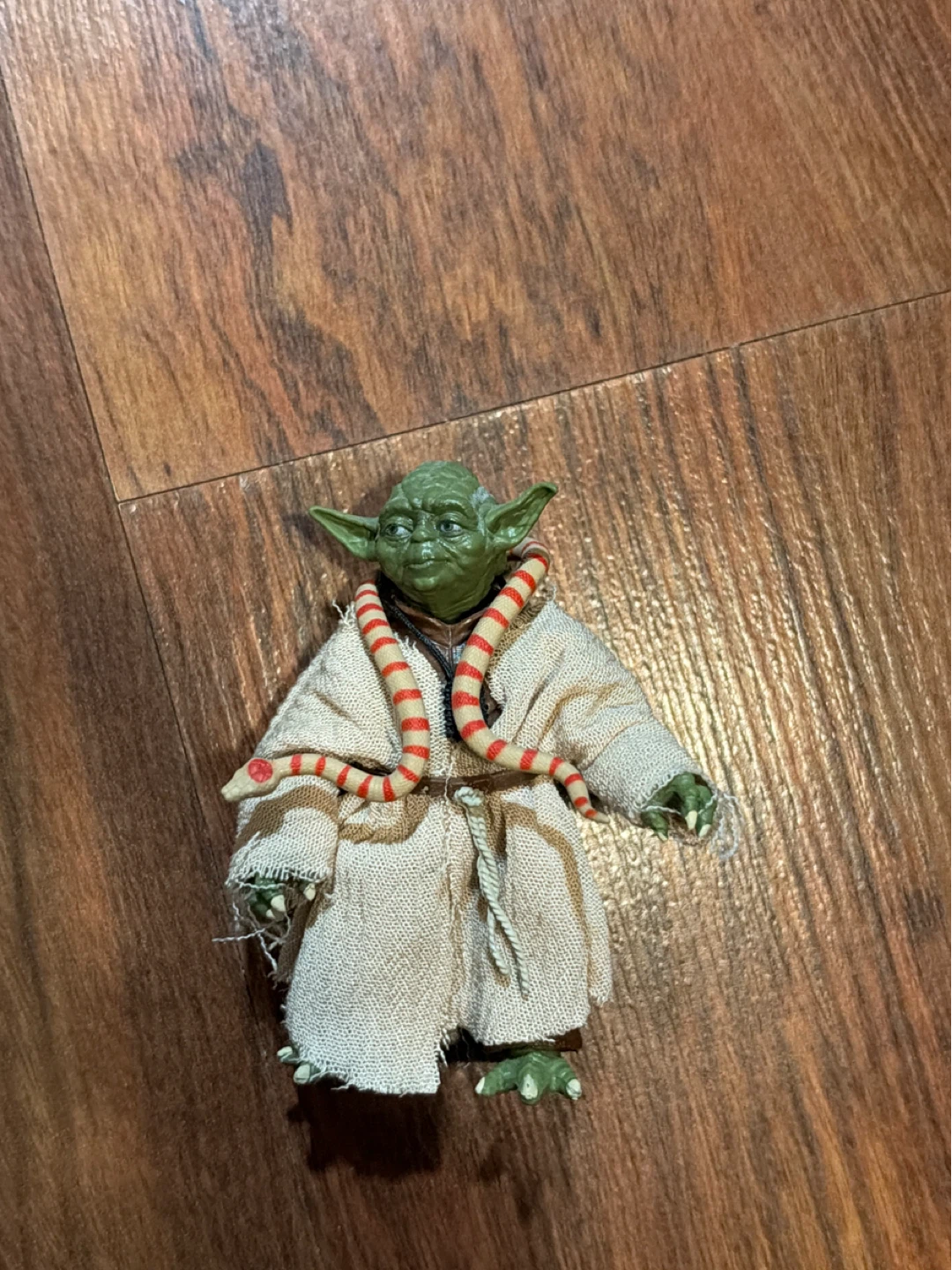 The black series Star Wars Yoda Figure with Snake Accessory