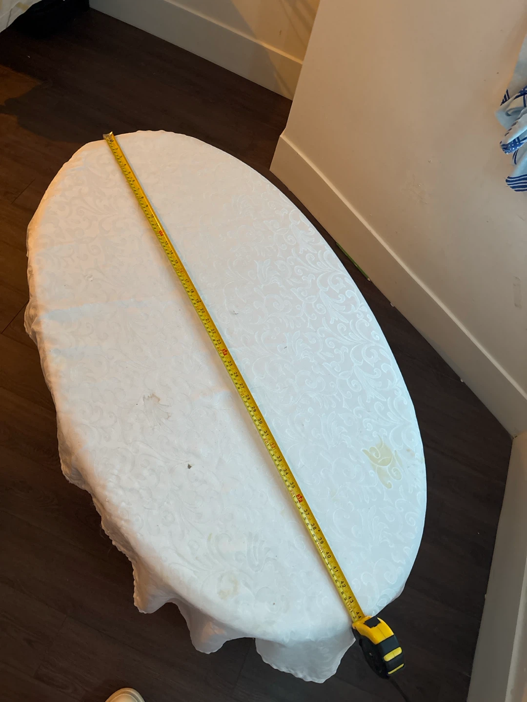 Oval wooden coffee table - photo 3