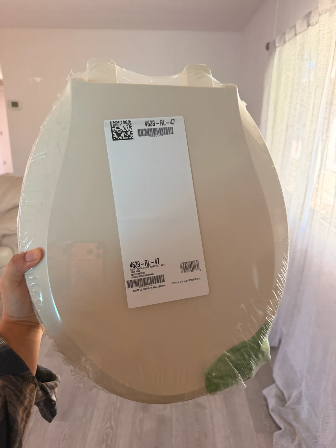 Kohler Cachet Round-Front Toilet Seat, Almond