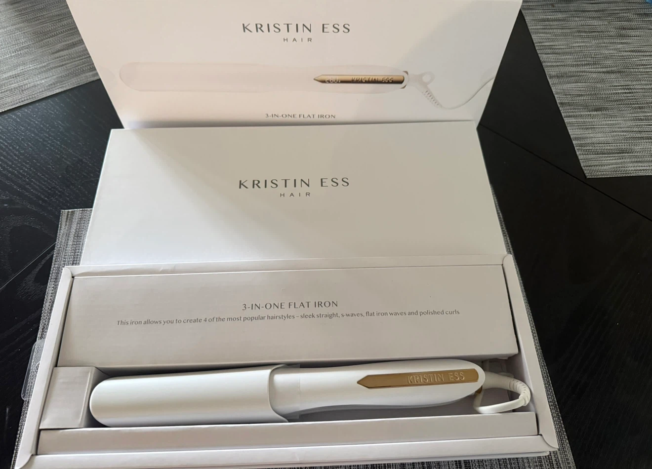 Kristin Ess 3-In-One Titanium Flat Iron