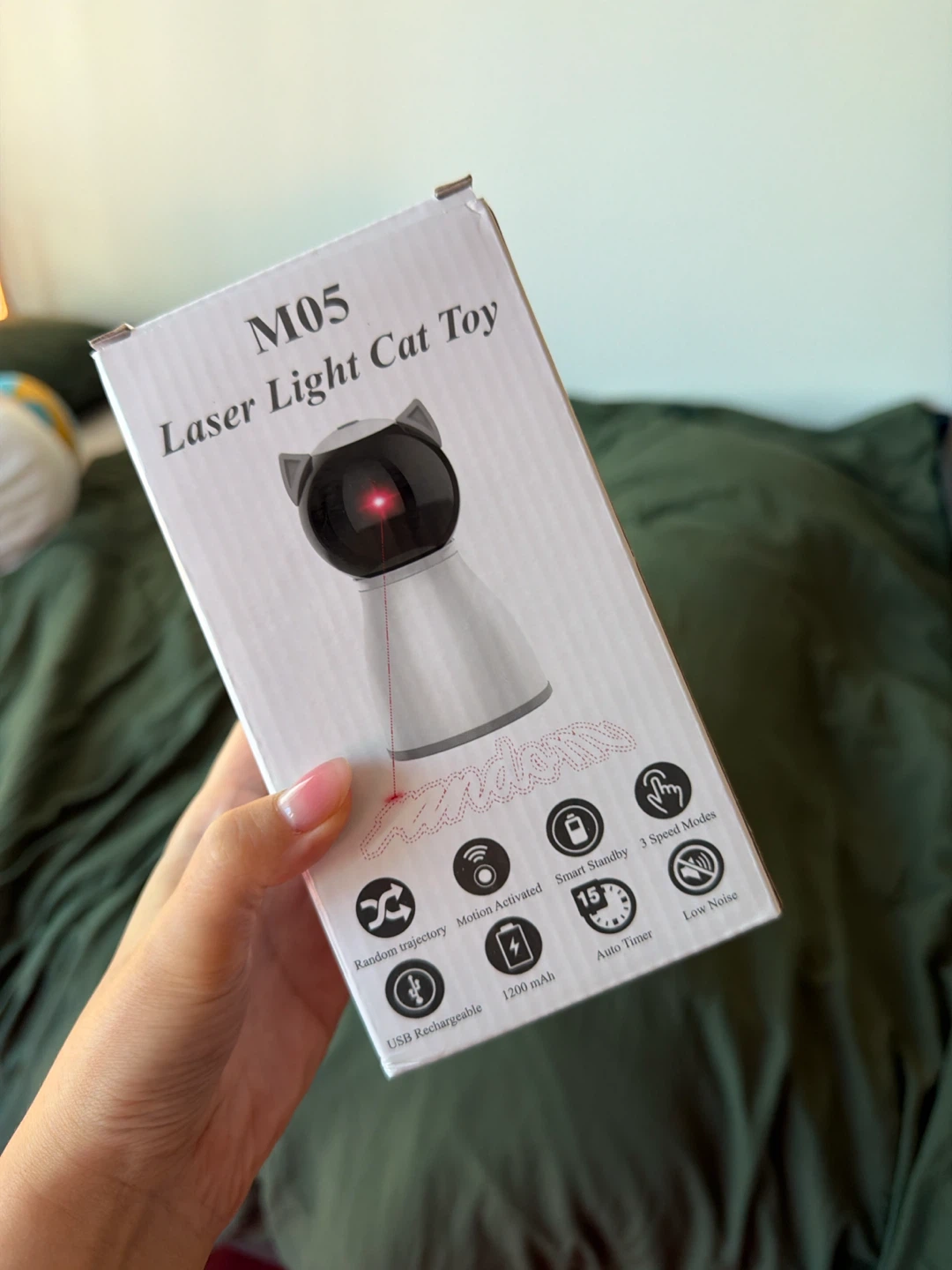Laser light cat toy
