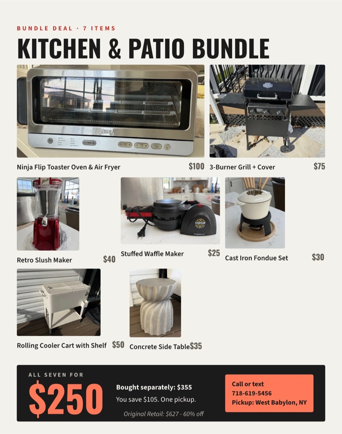 Kitchen and Patio 7-Item Bundle