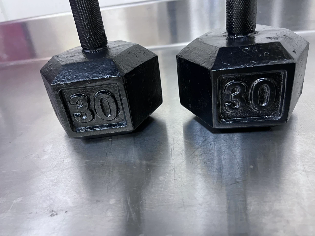 York 30lb Hex Dumbbells Set - photo 3