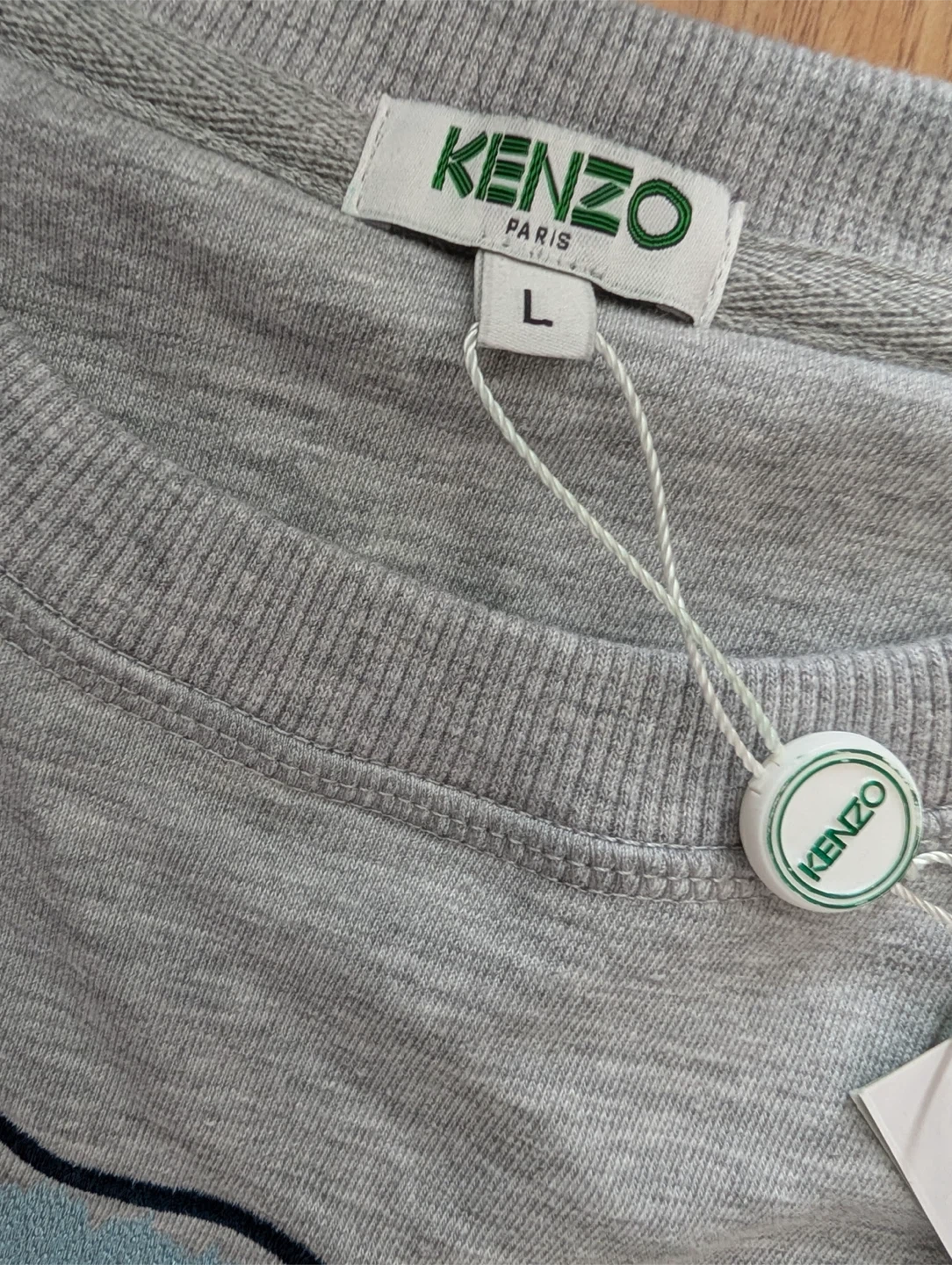 New Kenzo Paris Tiger Sweatshirt Grey - photo 2