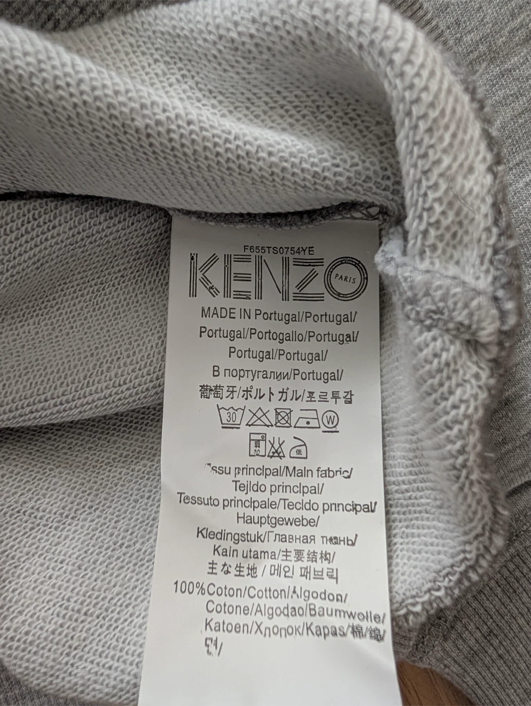 New Kenzo Paris Tiger Sweatshirt Grey - photo 3