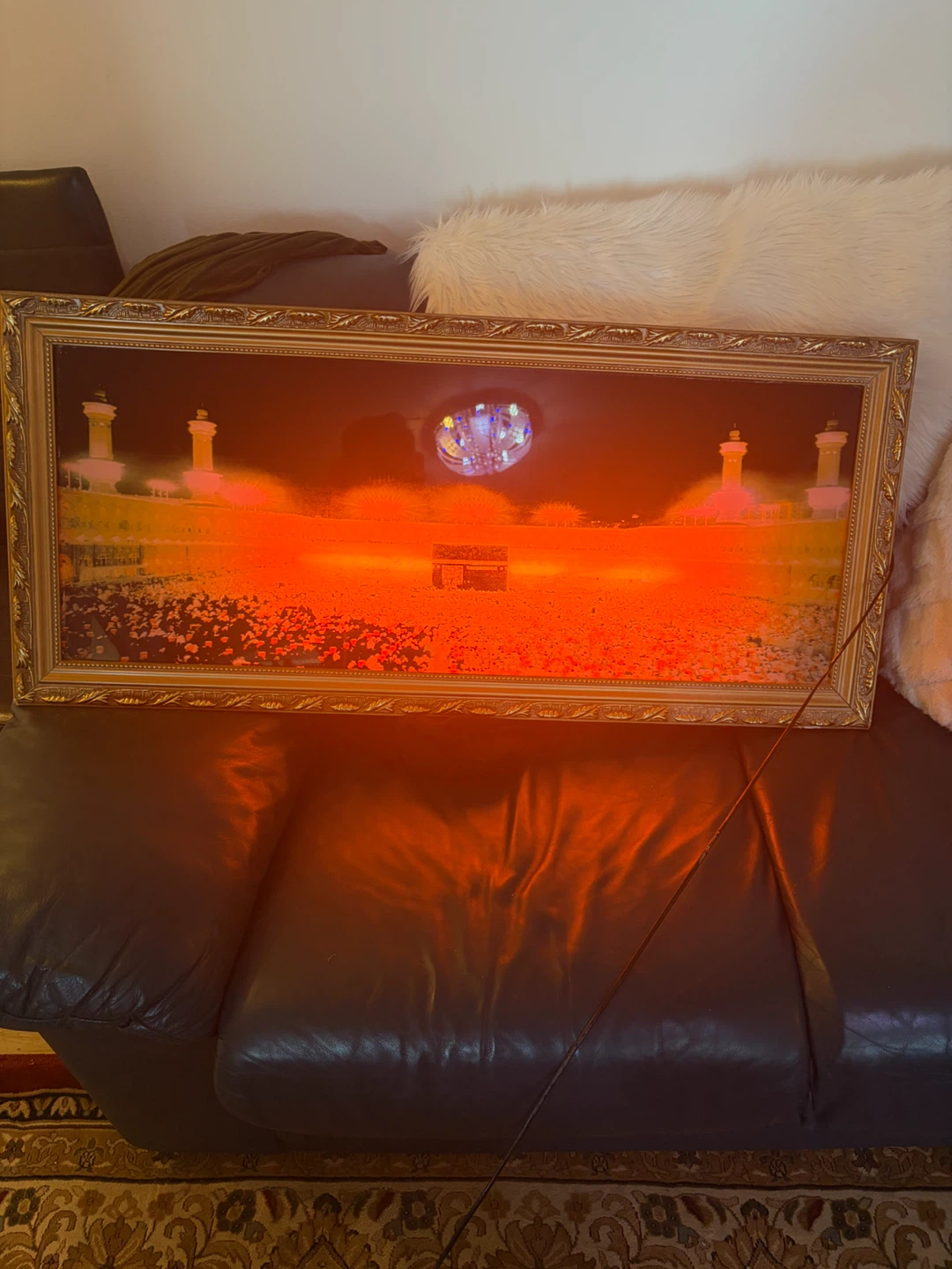 LED Illuminated Kaaba Wall Art - photo 2