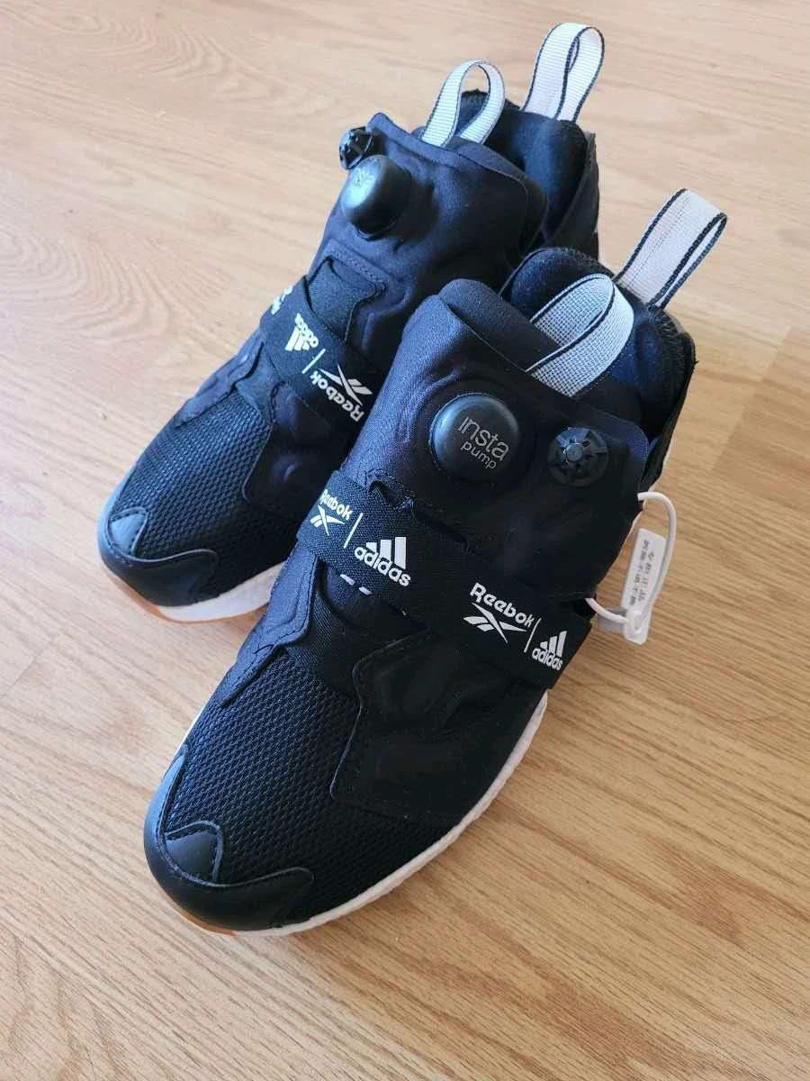 Reebok x Adidas Instapump Fury Boost Shoes Black