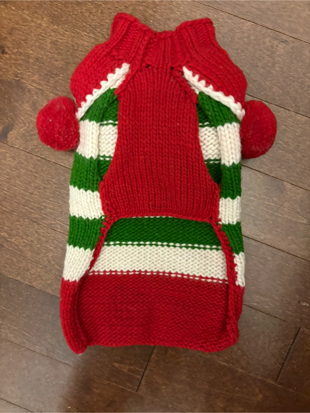 Holiday Striped Dog Sweater - photo 2