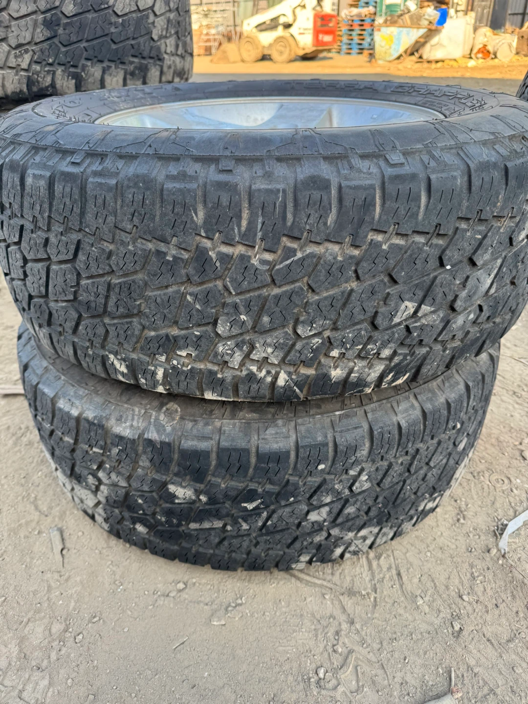 Jeep Rims with 265/65R17 Nitto Terra Grappler Tires - photo 3