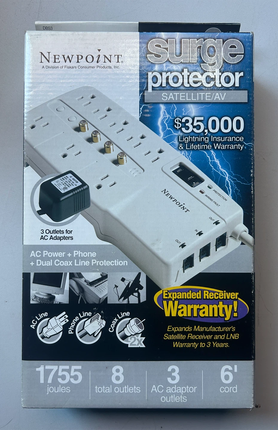 Newpoint DBS3 Surge Protector