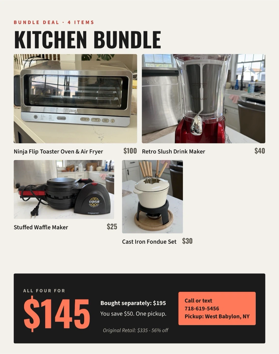 Kitchen Appliance Bundle: Ninja, Nostalgia, Presto