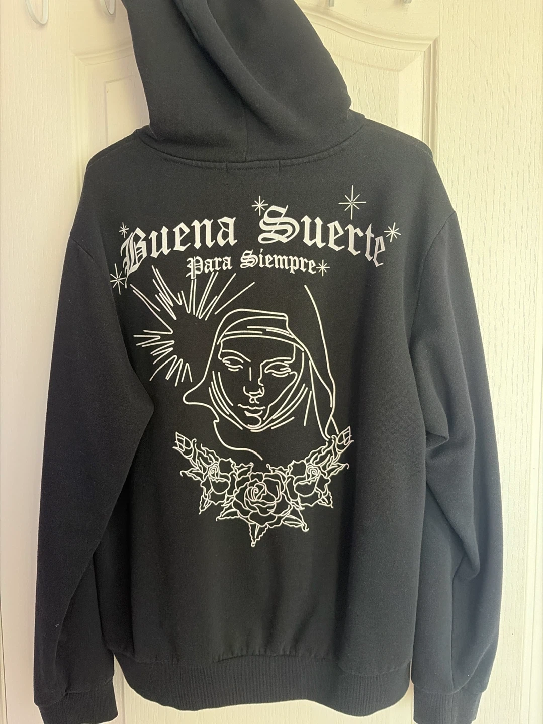 Black Graphic Hoodie