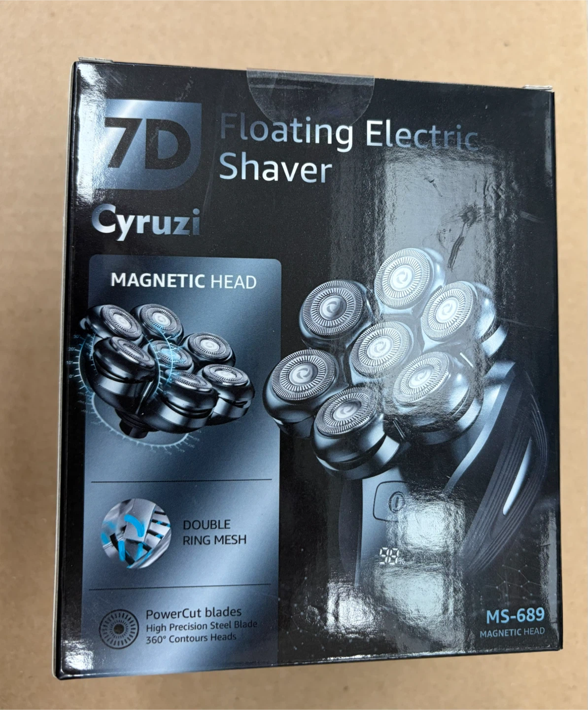 Cyruzi 7D Floating Electric Shaver MS-689