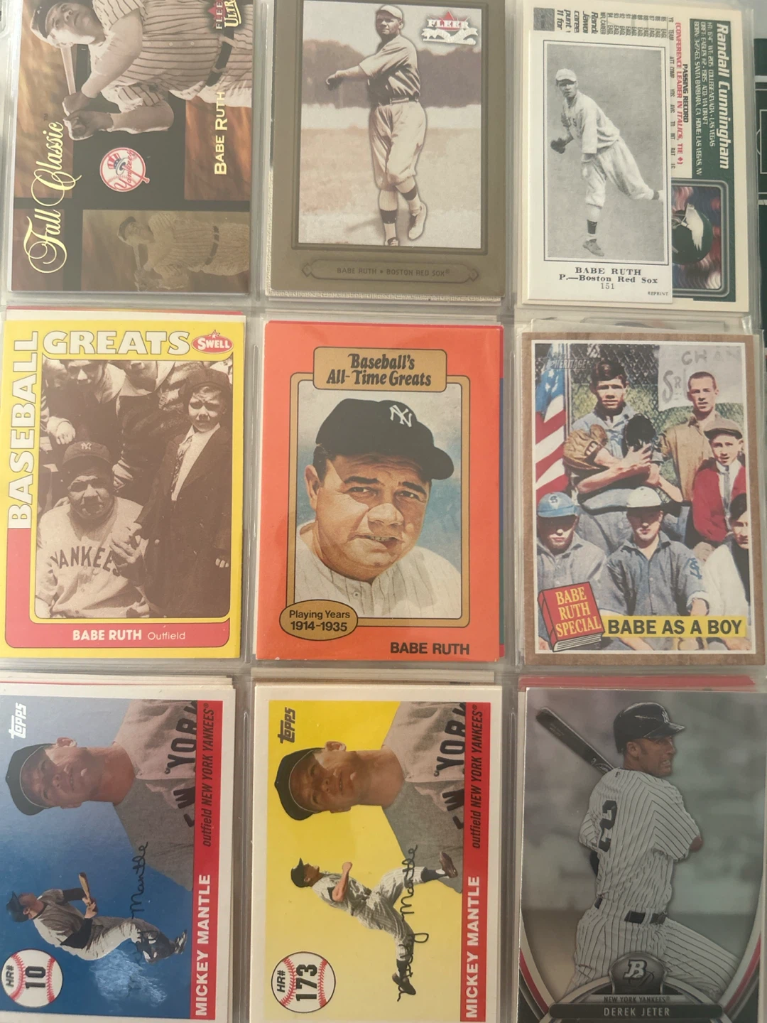 Vintage Baseball Card Collection