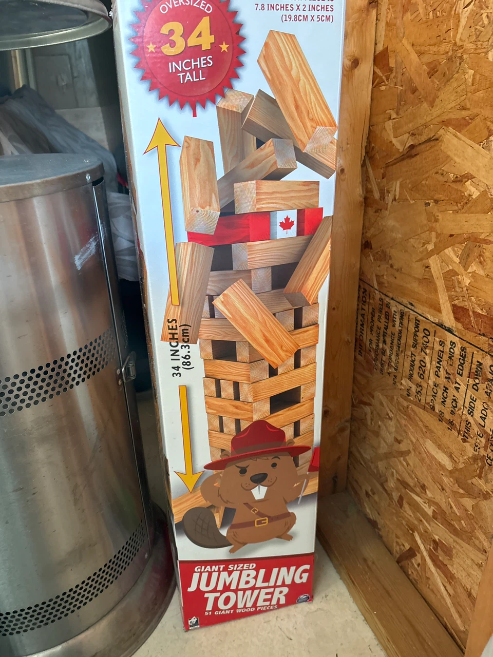 Giant Sized Jumbling Tower Game