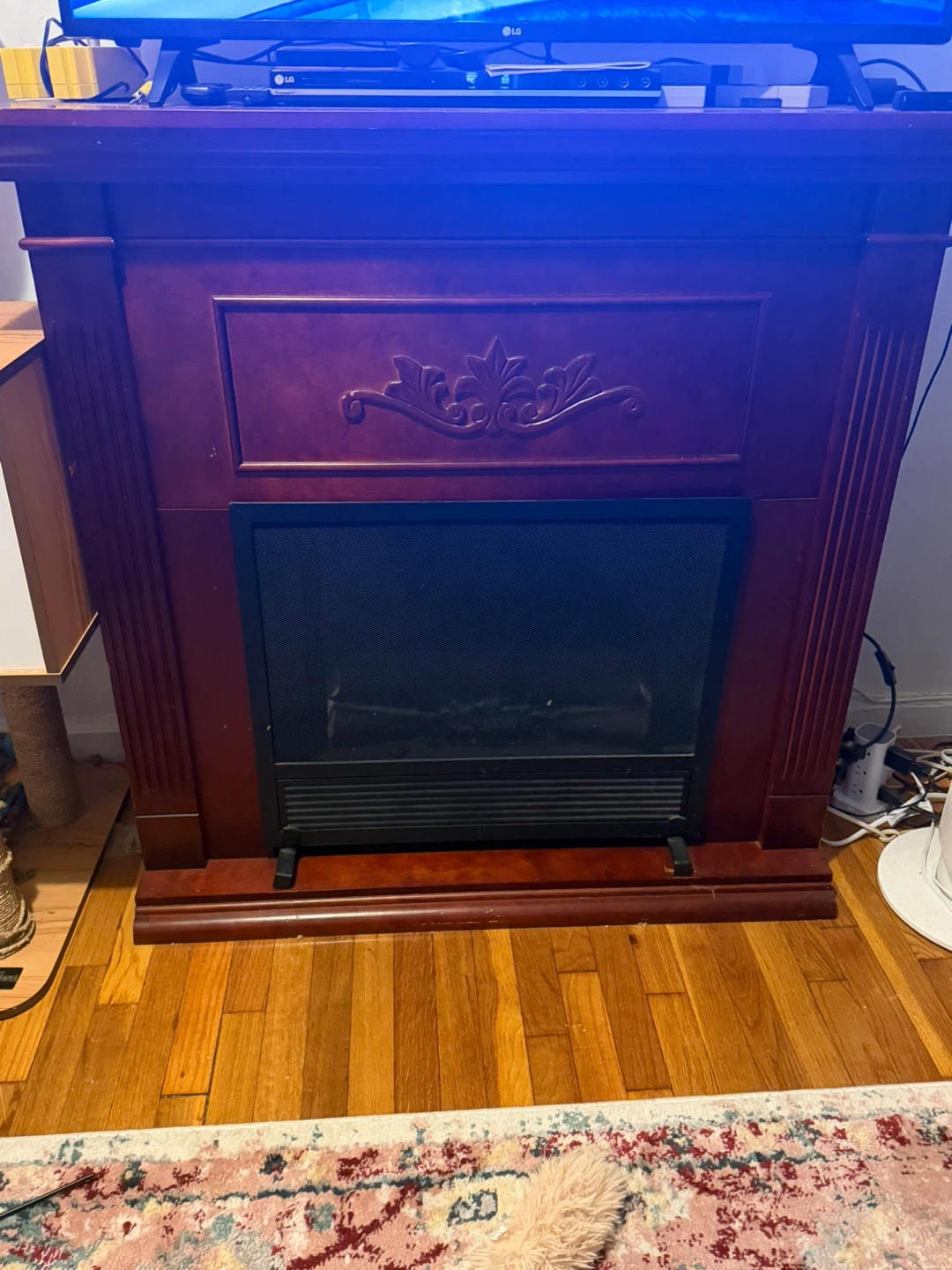 Electric Fireplace Mantel