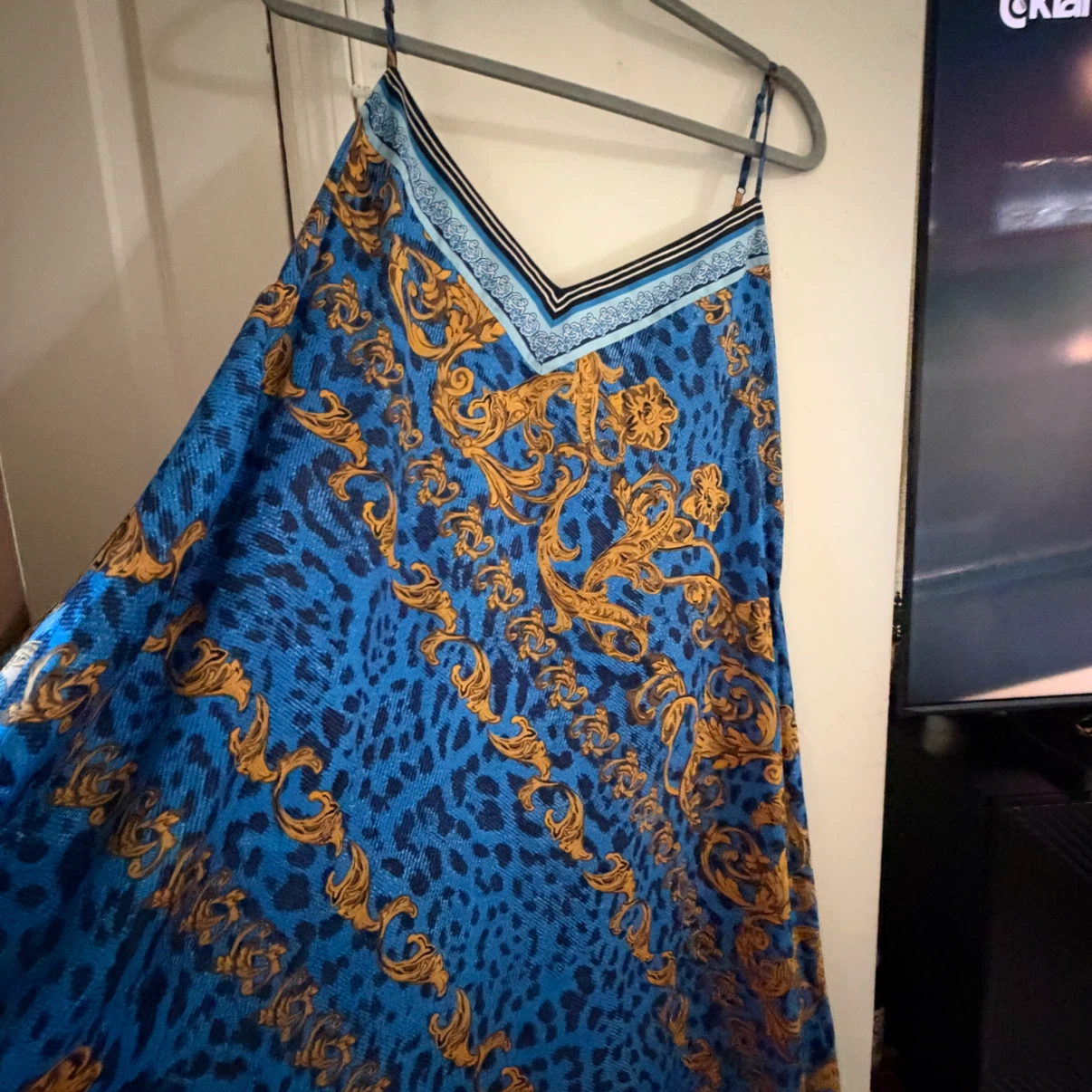 INC International Concepts Blue Animal Print Dress - photo 4