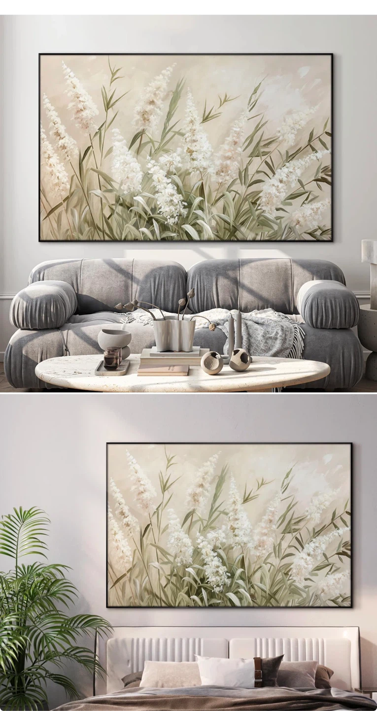 Extra Large Floral Wall Art Canvas - photo 2